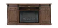 Buck Brown 78  Fireplace TV Stand