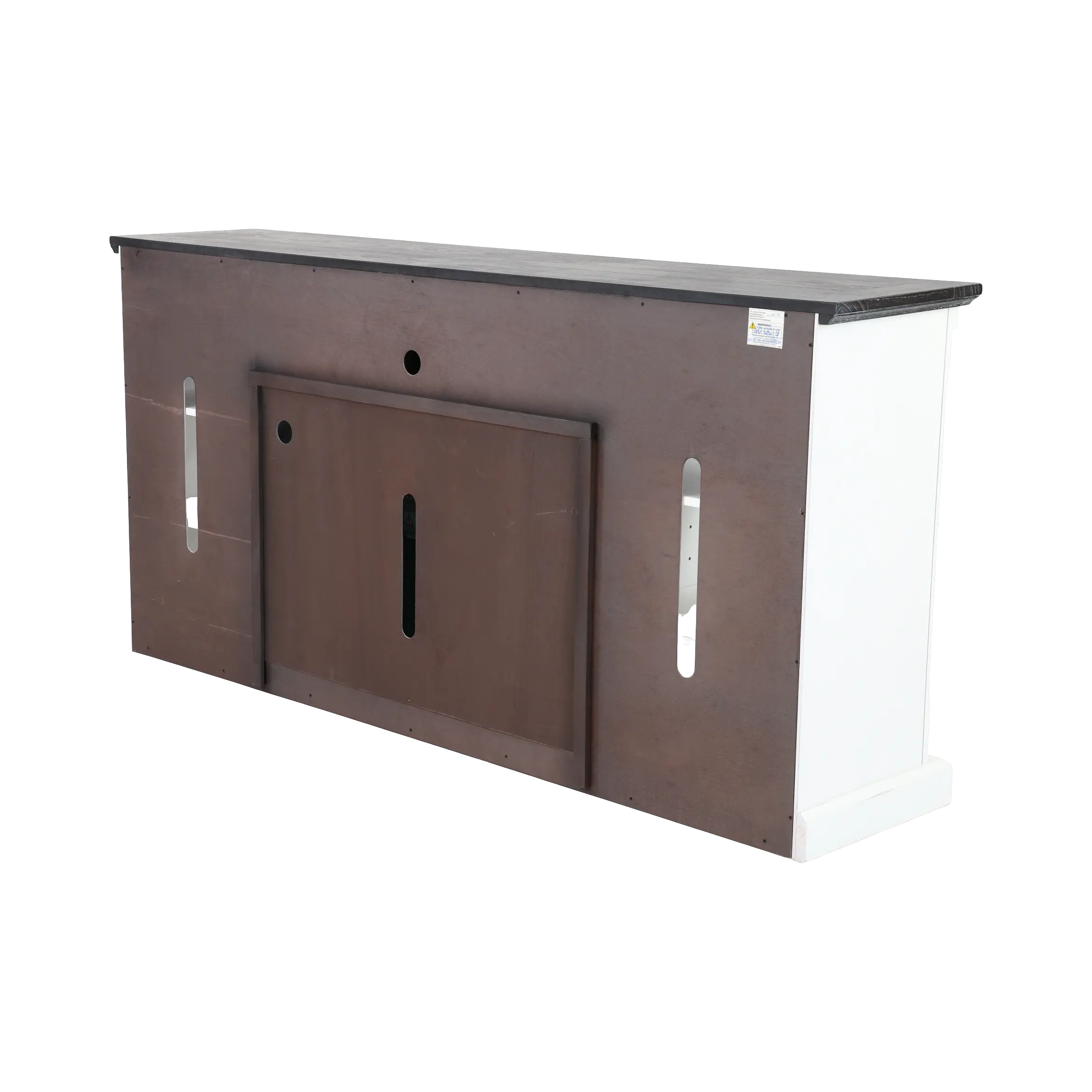 Buck White 78  Fireplace TV Stand-6