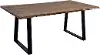 Manzanita Natural Wood and Iron 82  Dining Table