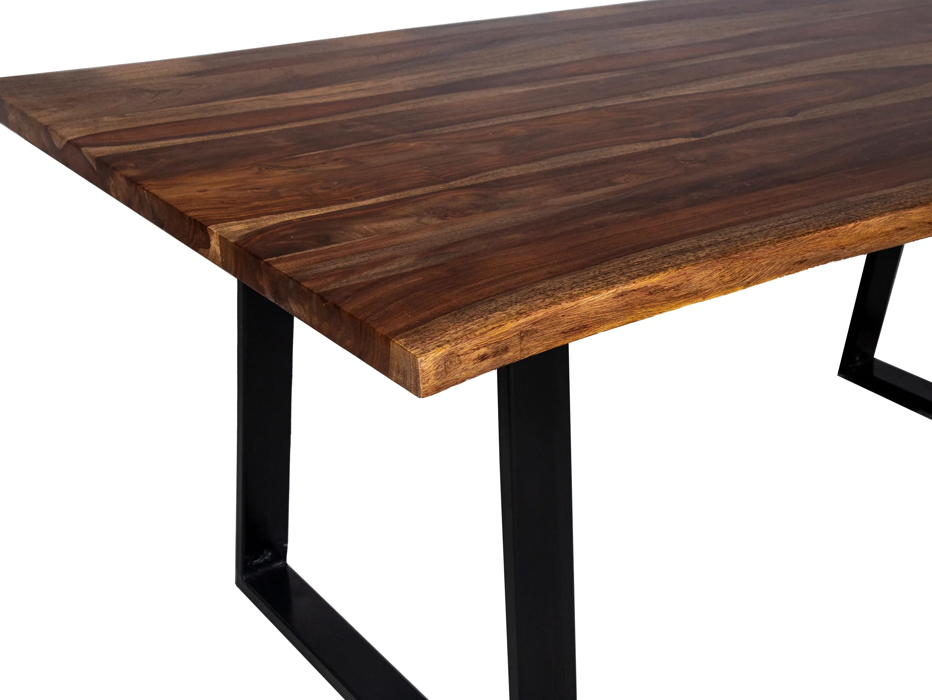 Manzanita Natural Wood and Iron 82  Dining Table-5