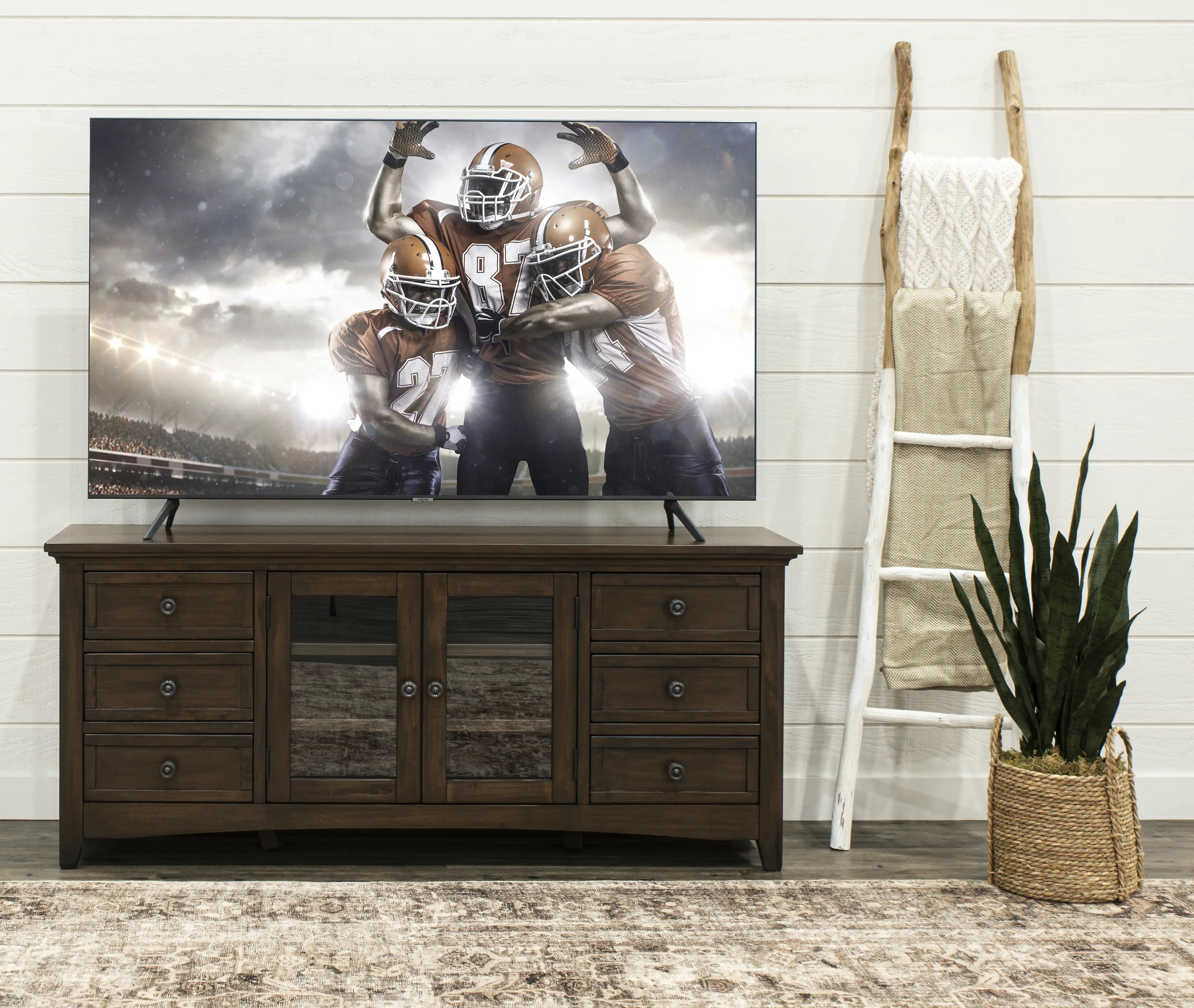 Marlo Brown 62  TV Stand-2