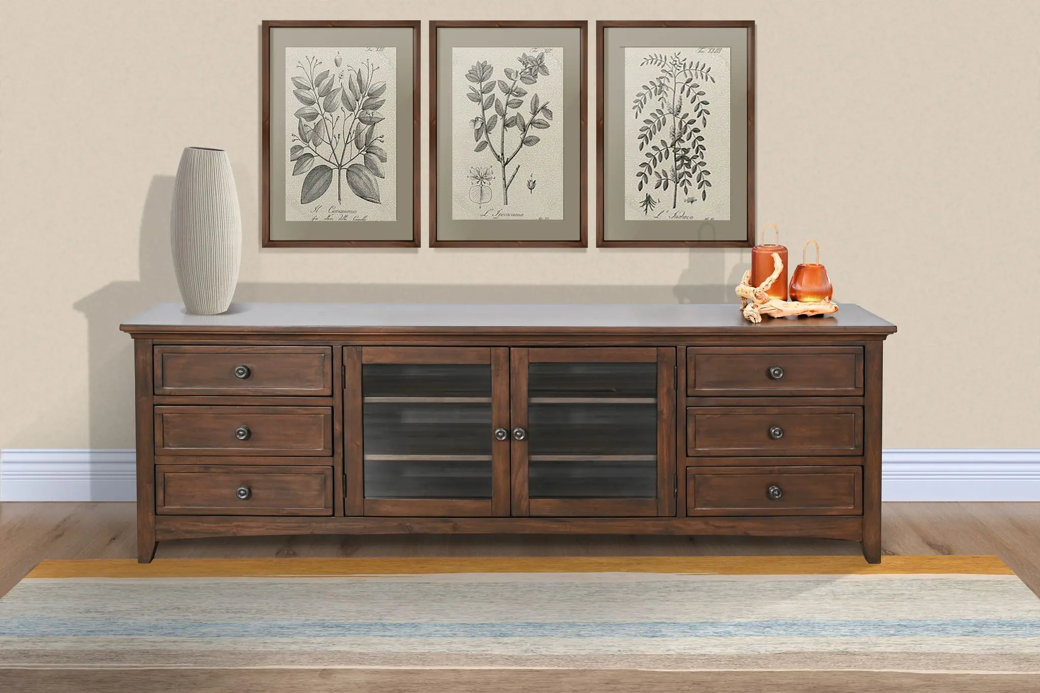Marlo Brown 82  TV Stand-10
