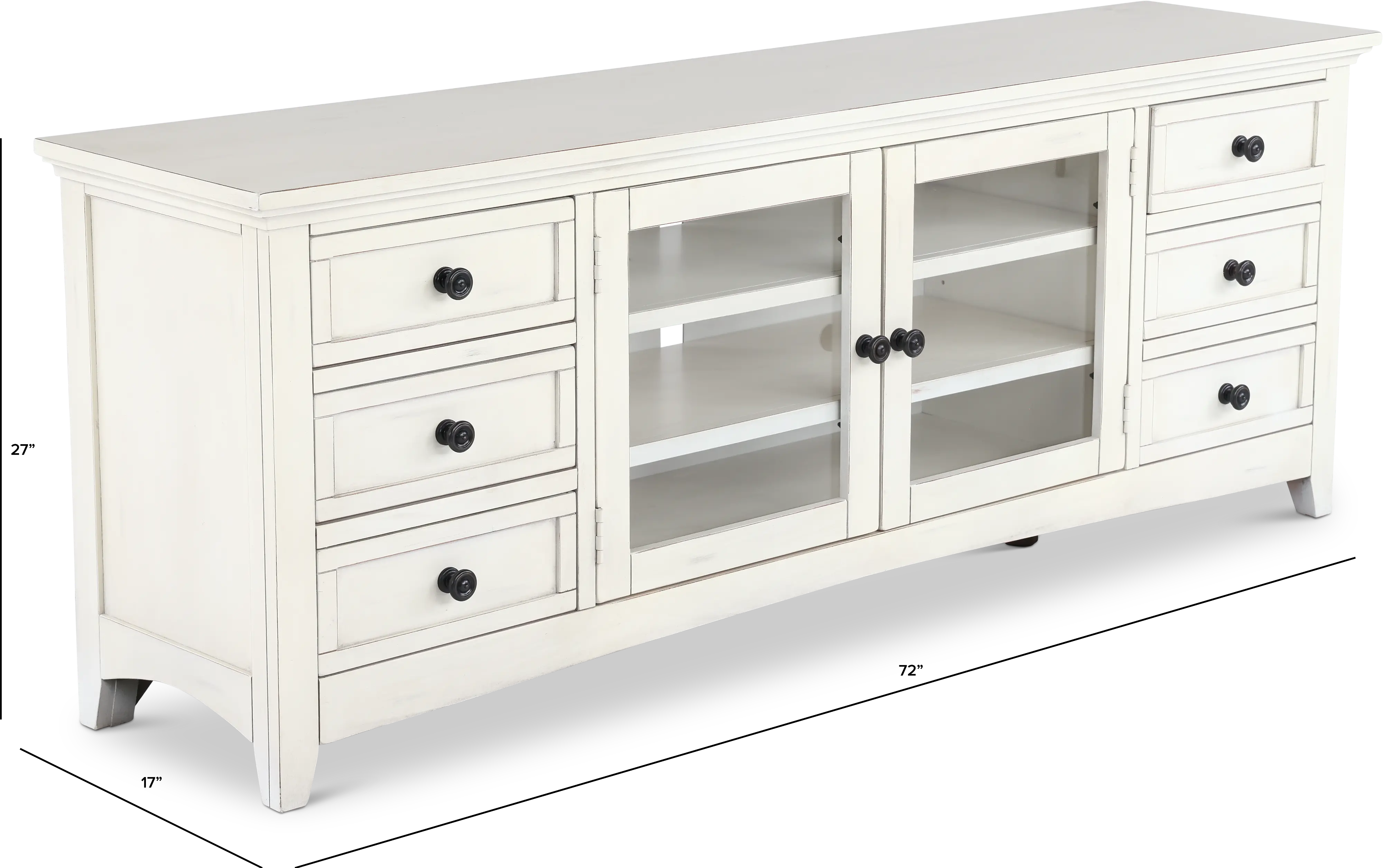 Marlo Marble White 72  TV Stand-3