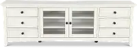 Marlo Marble White 82  TV Stand