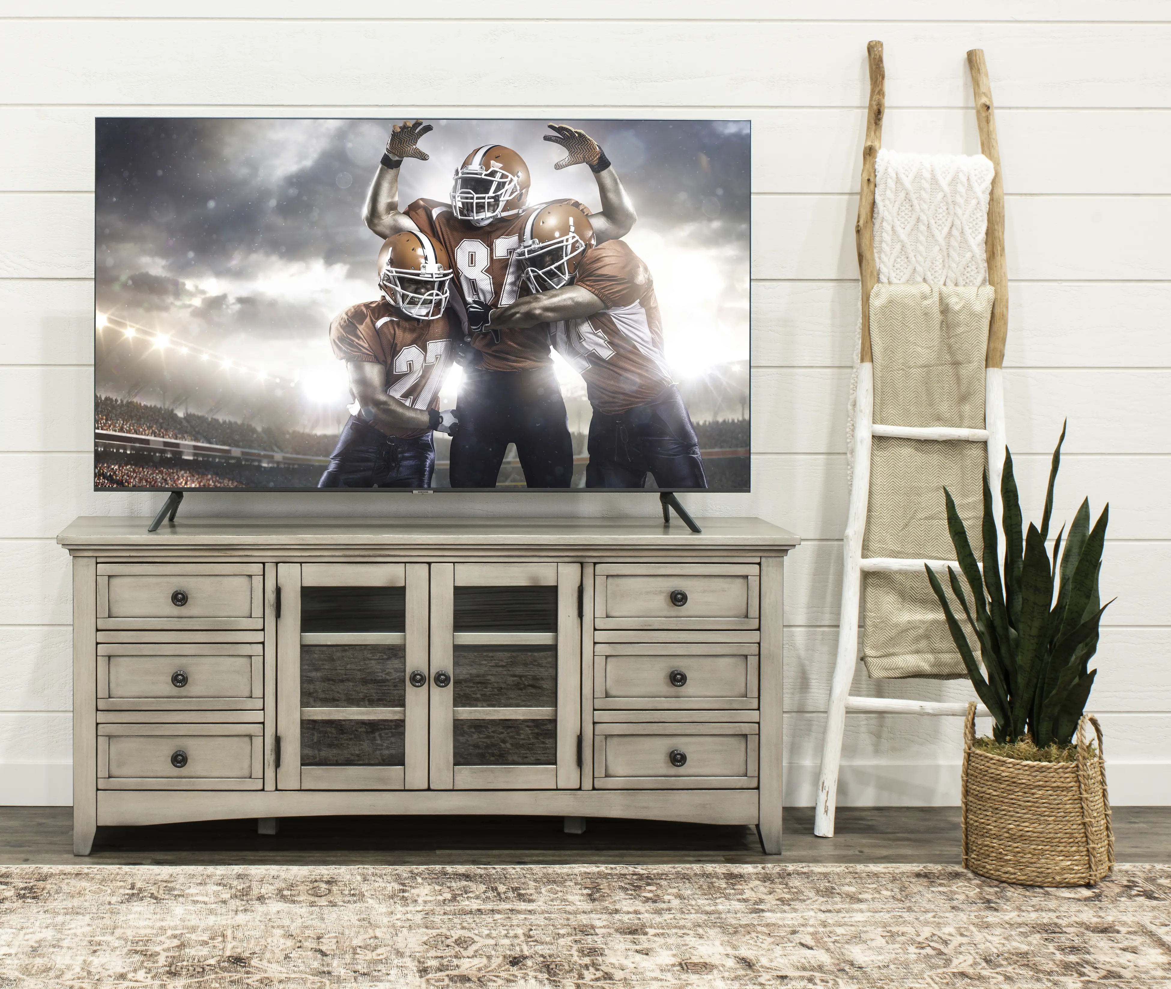 Marlo Gray 62  TV Stand-2