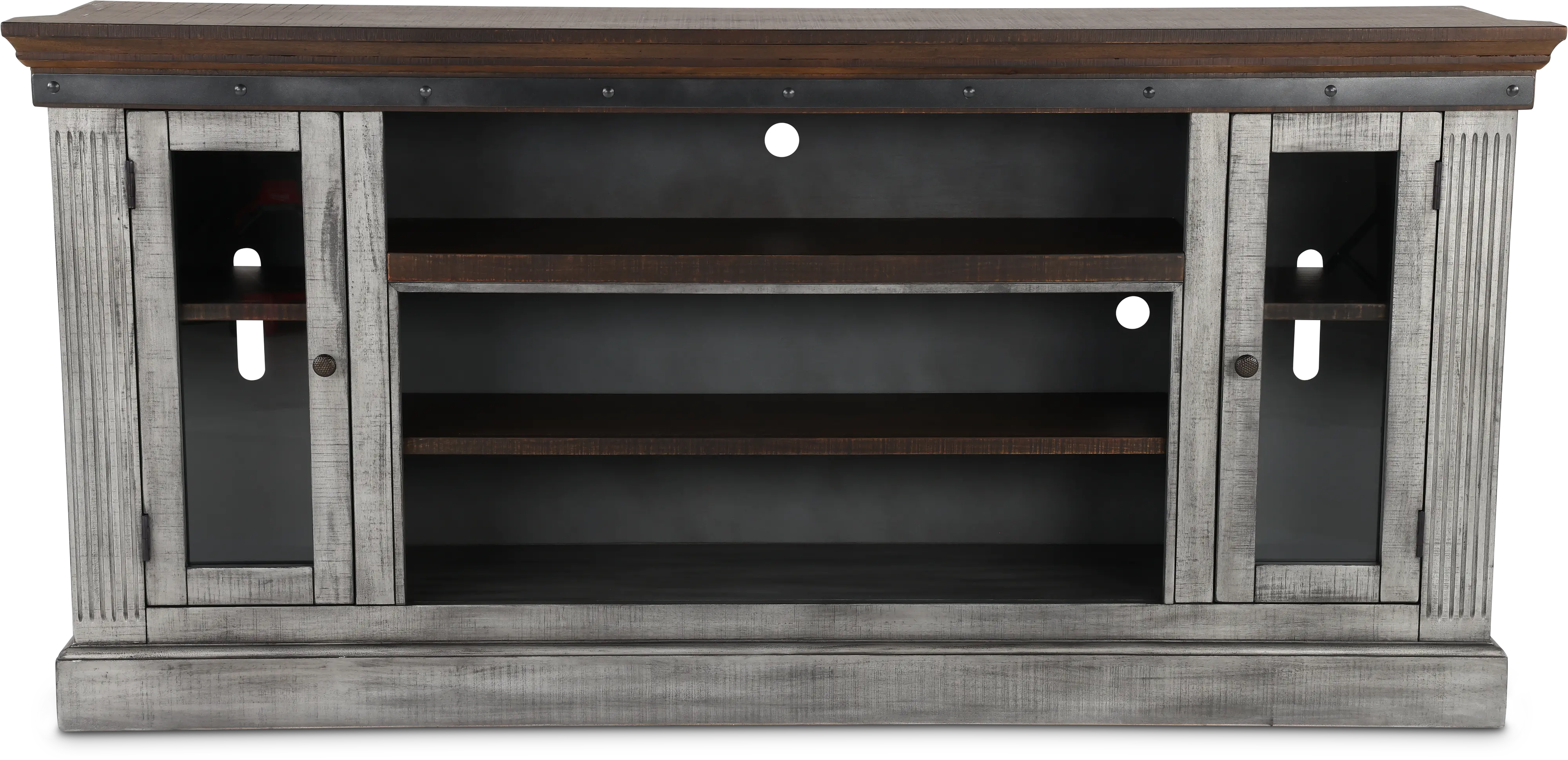 Avalon Gray 82  TV Stand-1