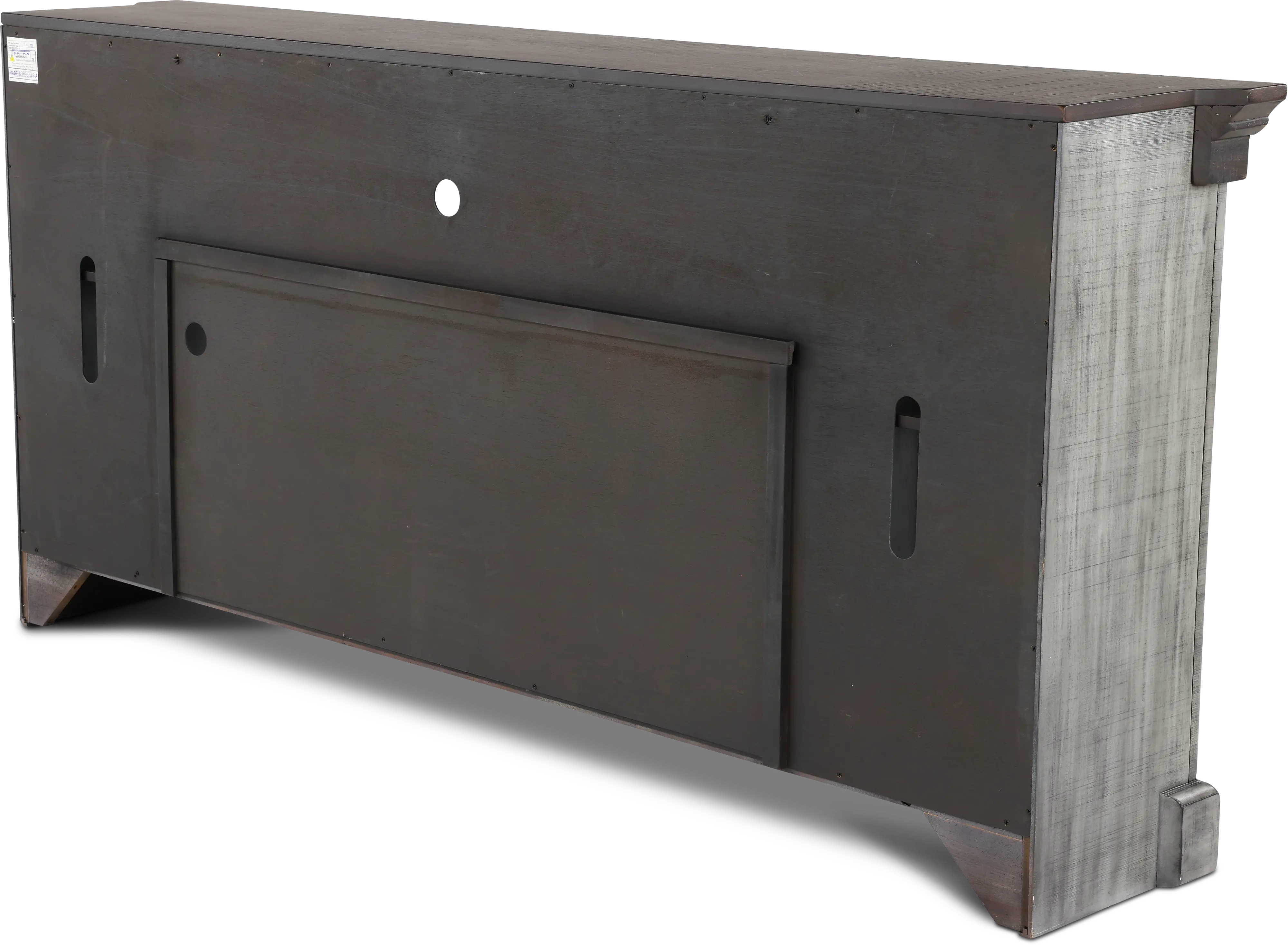 Avalon Gray 82  TV Stand-5