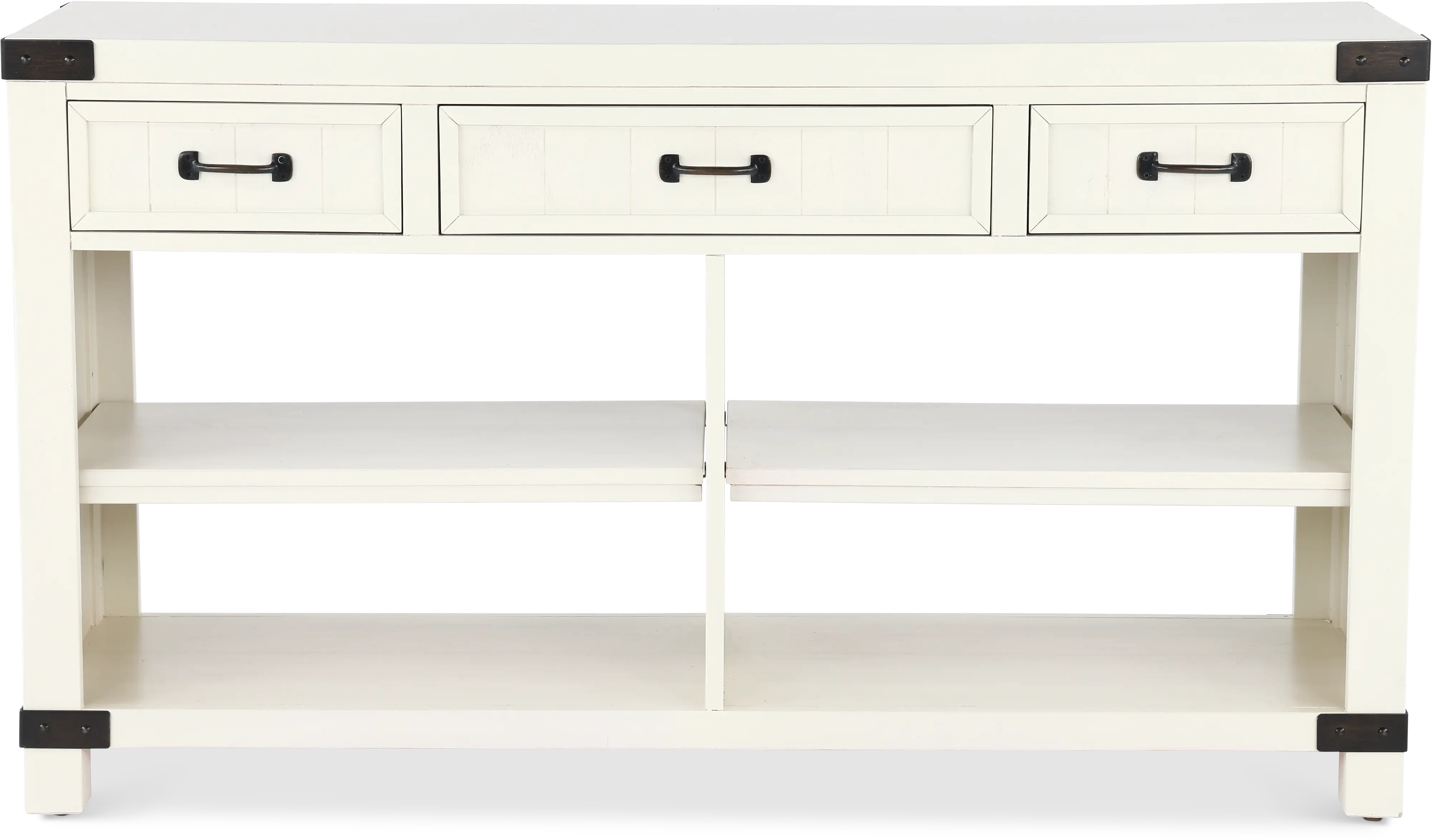 White River White Sofa Table-1