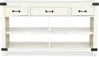 White River White Sofa Table