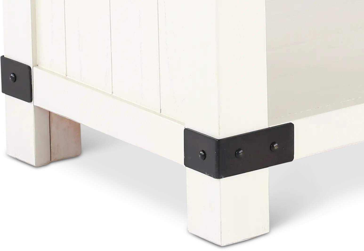 White River White Sofa Table-7