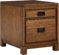 Stoneyknol Brown Dual Drawer End Table