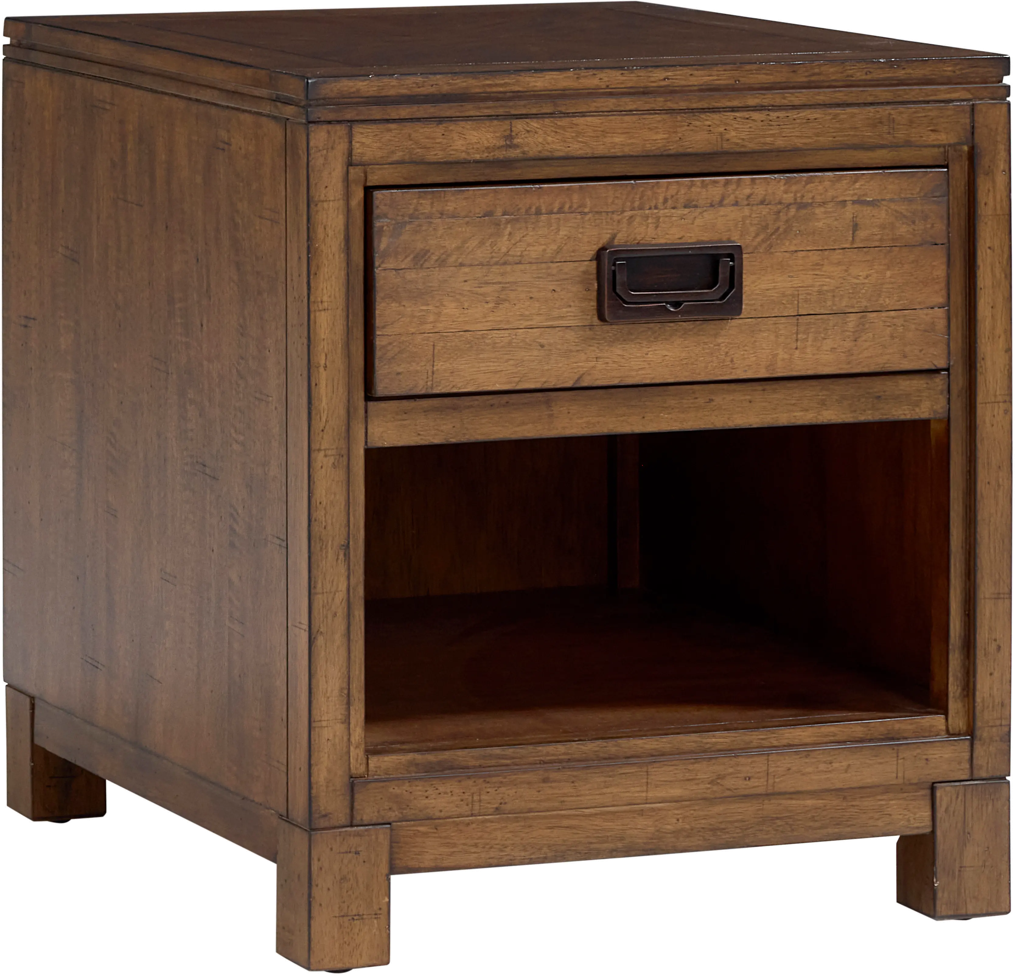 Stoneyknol Brown Single Drawer End Table-1