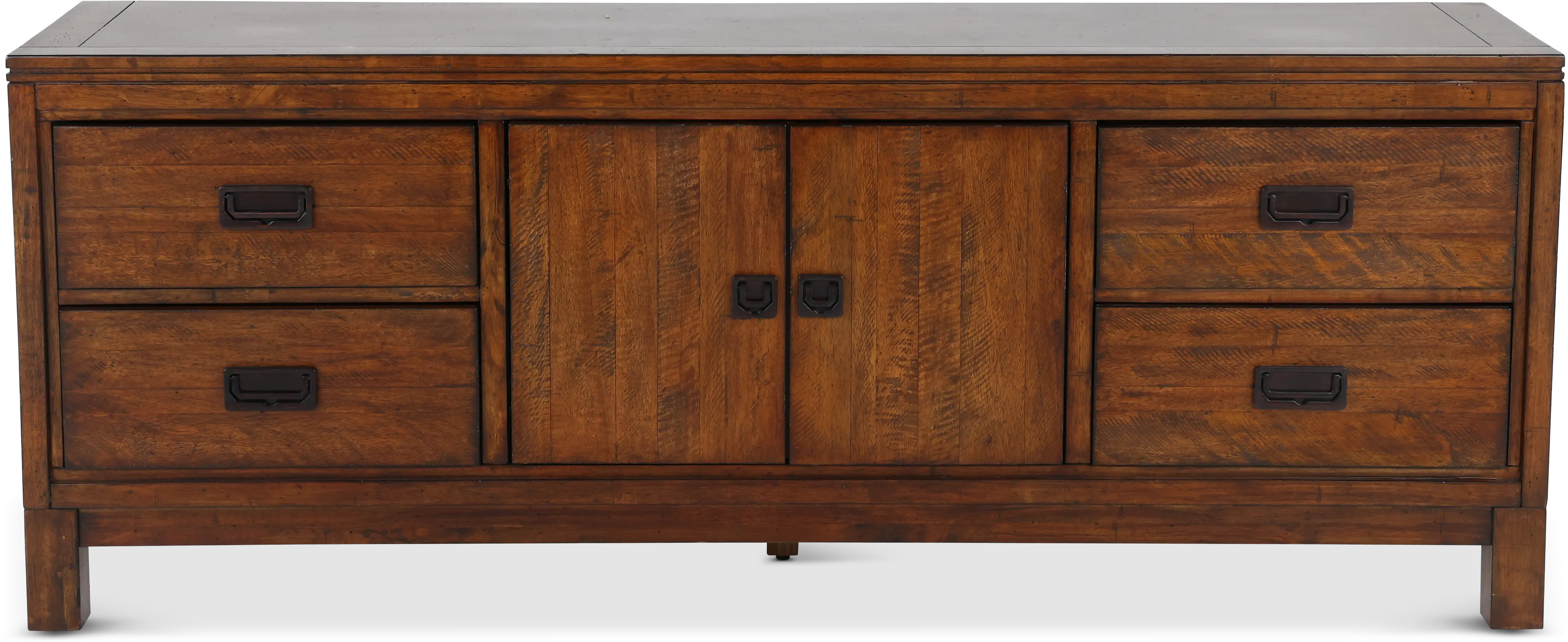 Stoney Knoll Brown 72  TV Stand-1