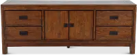 Stoney Knoll Brown 72  TV Stand