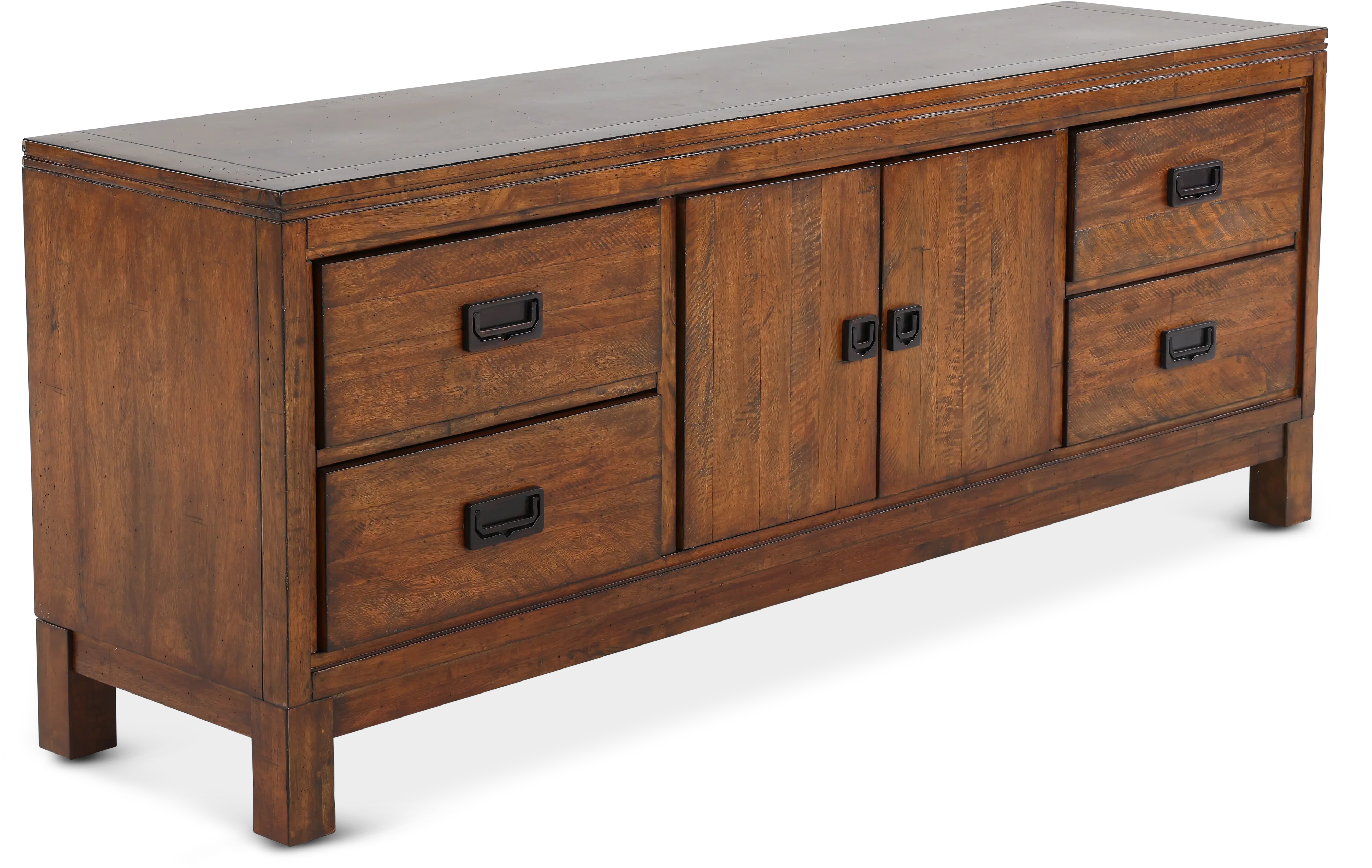 Stoney Knoll Brown 72  TV Stand-4