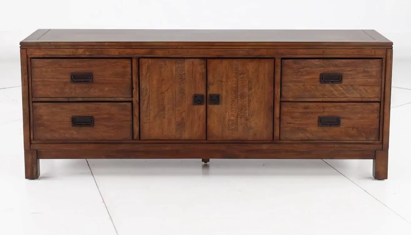 Stoney Knoll Brown 72  TV Stand-5