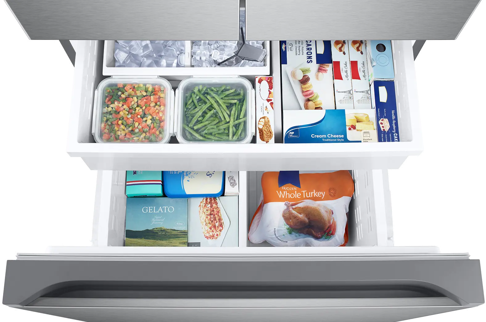 RF25C5551SR Samsung 24.5 Cu Ft French Door Refrigerator - Stainless Steel-10