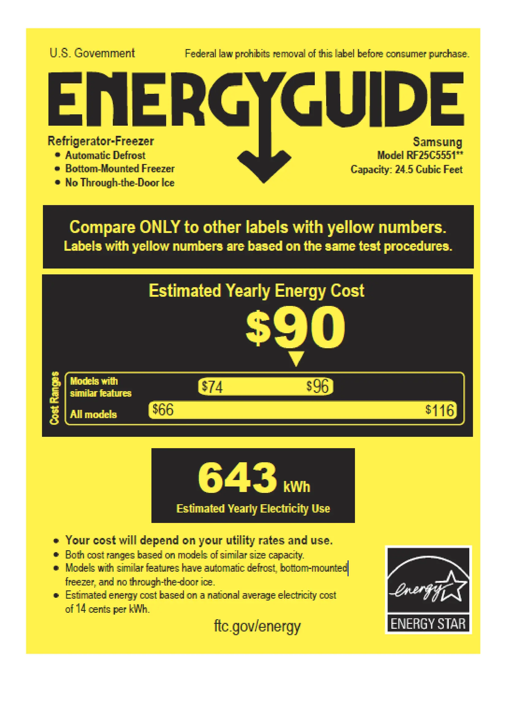 RF25C5551SR Samsung 24.5 Cu Ft French Door Refrigerator - Stainless Steel-16
