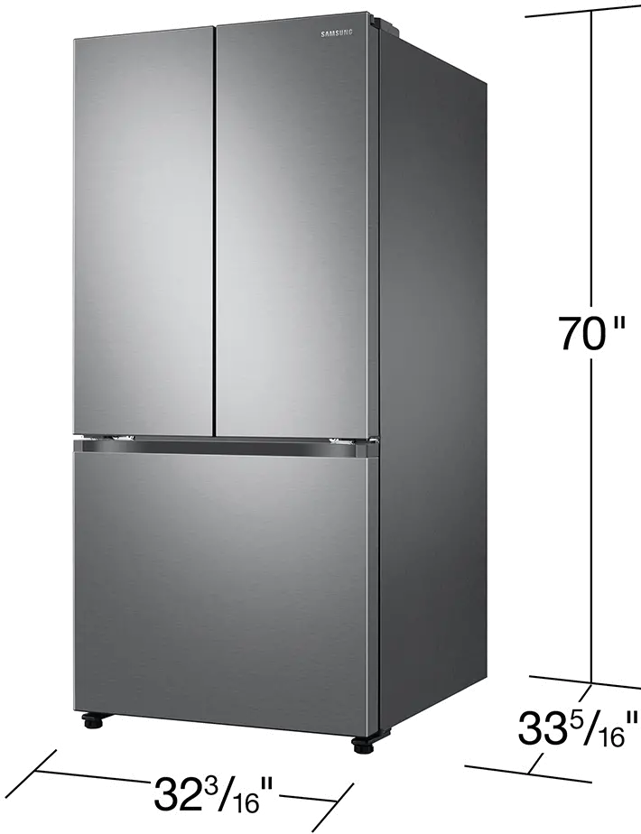 RF25C5551SR Samsung 24.5 Cu Ft French Door Refrigerator - Stainless Steel-1