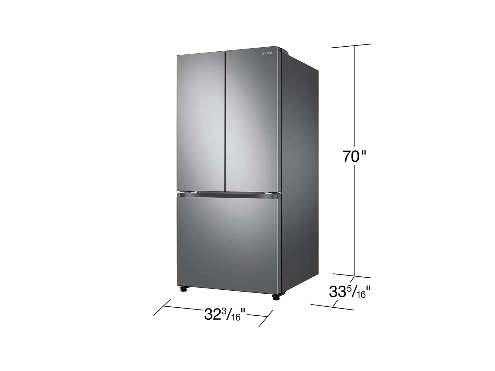 RF25C5551SR Samsung 24.5 Cu Ft French Door Refrigerator - Stainless Steel-3