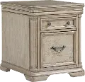 Oxford Gray Dual Drawer End Table