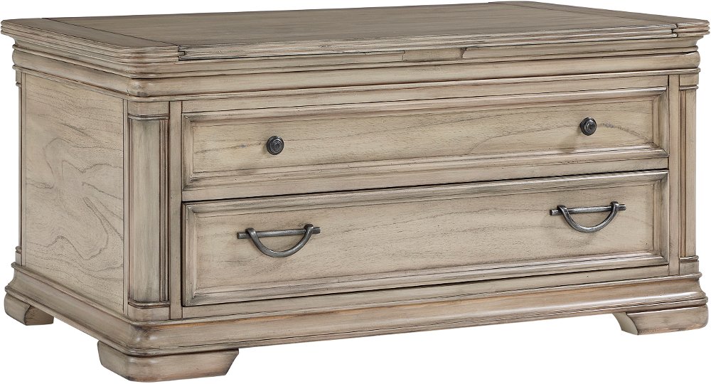 Oxford Gray Storage Coffee Table