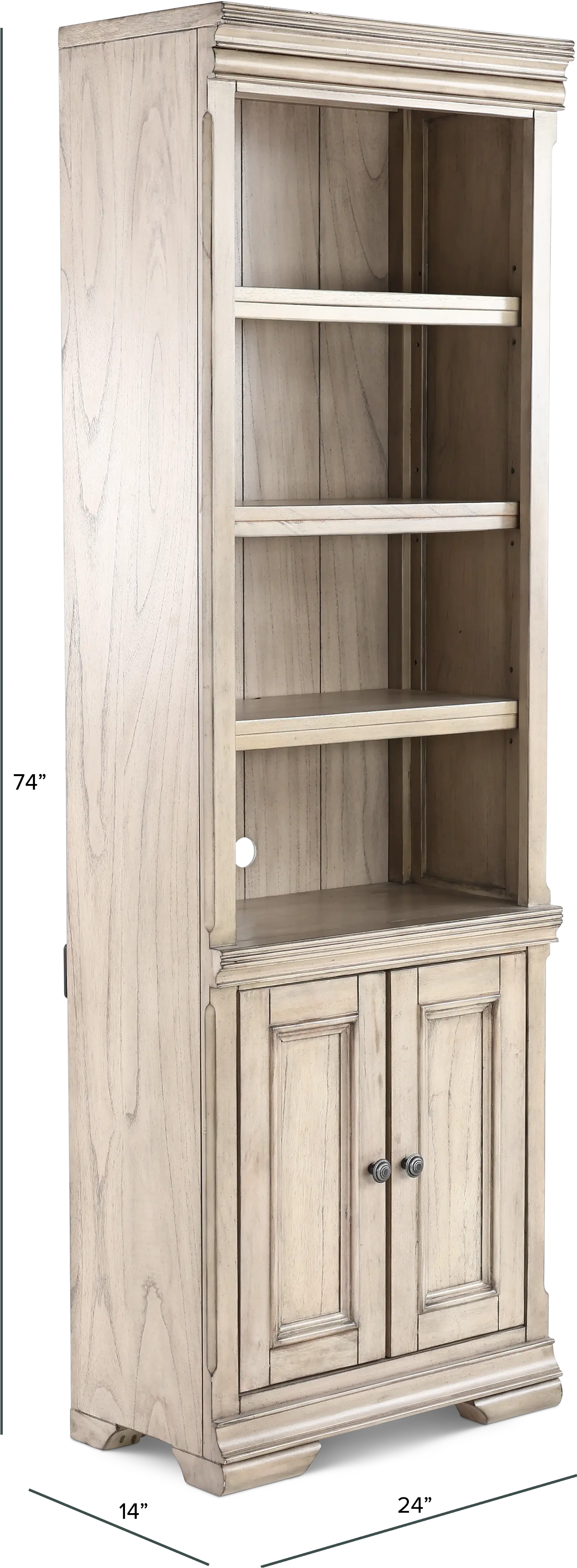 Oxford 24 Inch Bookcase Pier-3