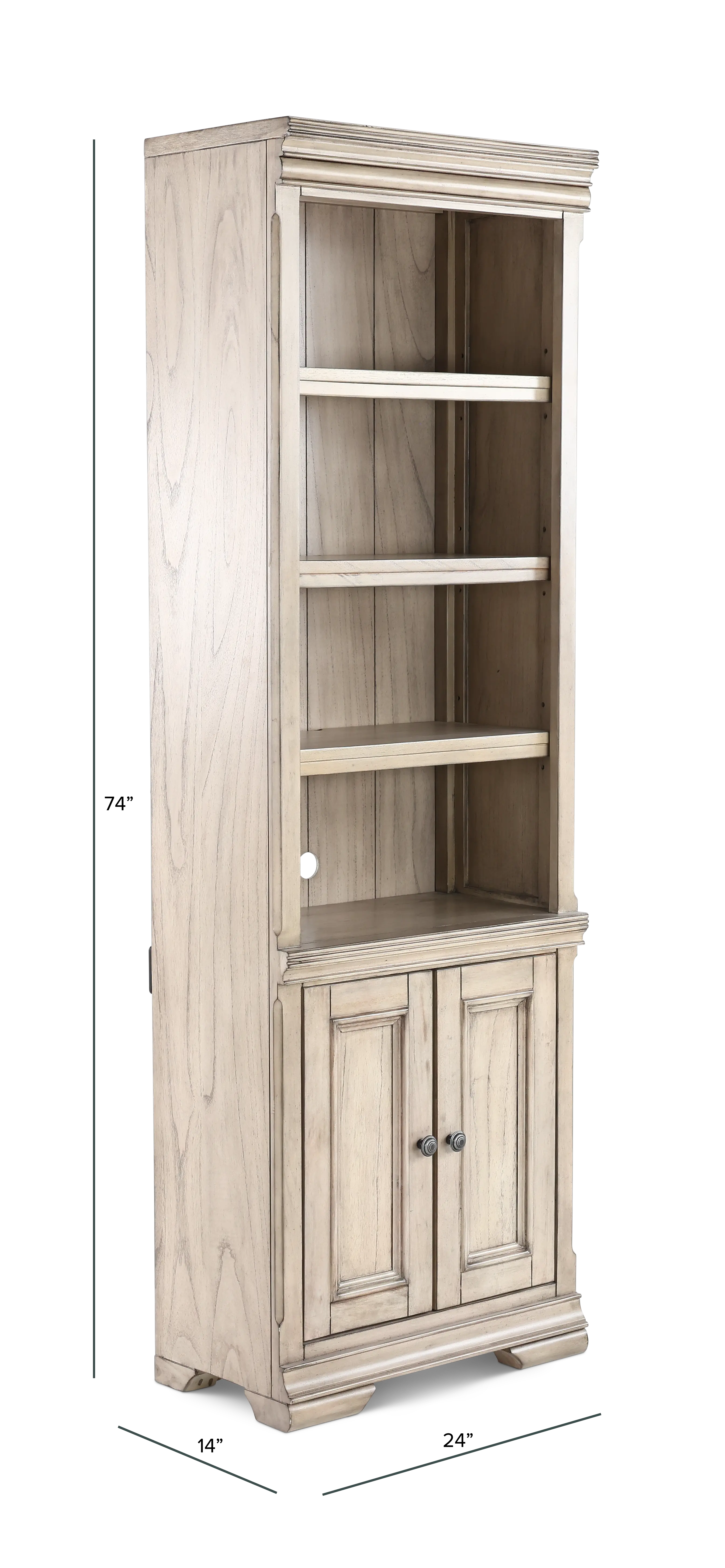 Oxford 24 Inch Bookcase Pier-3
