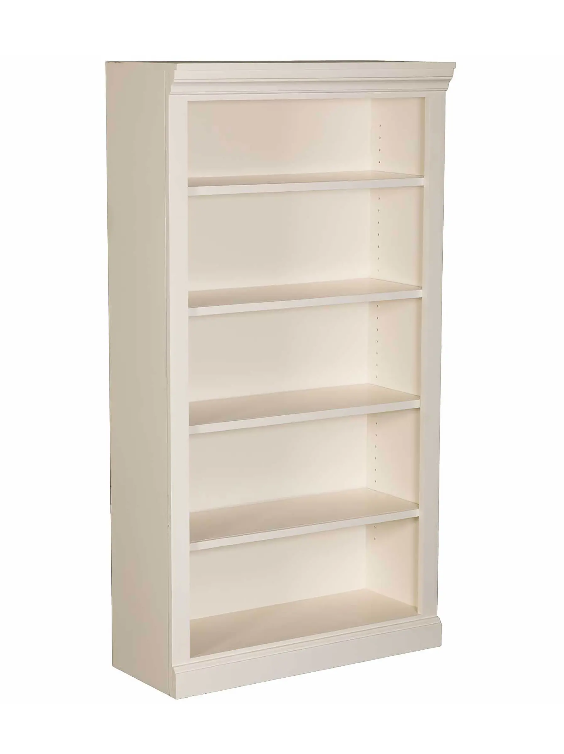 Jackson White Wash 60 Inch Bookcase-2