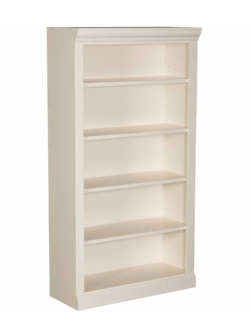 Jackson White Wash 60 Inch Bookcase