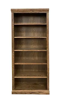 Jackson Rustic Oak 72 Inch Bookcase