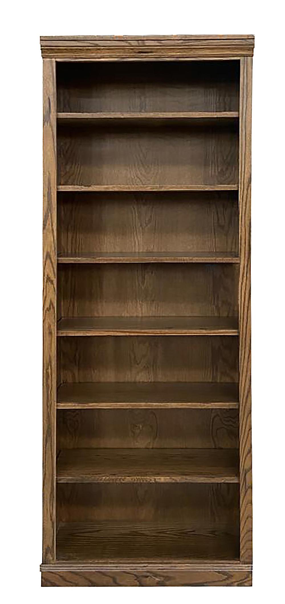 Jackson Rustic Oak 84" Bookcase