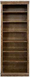 Jackson Rustic Oak 84  Bookcase
