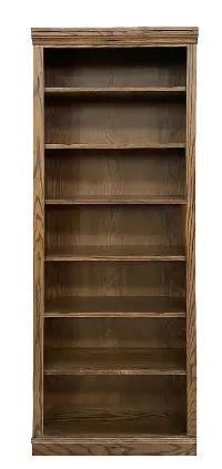 Jackson Rustic Oak 84  Bookcase