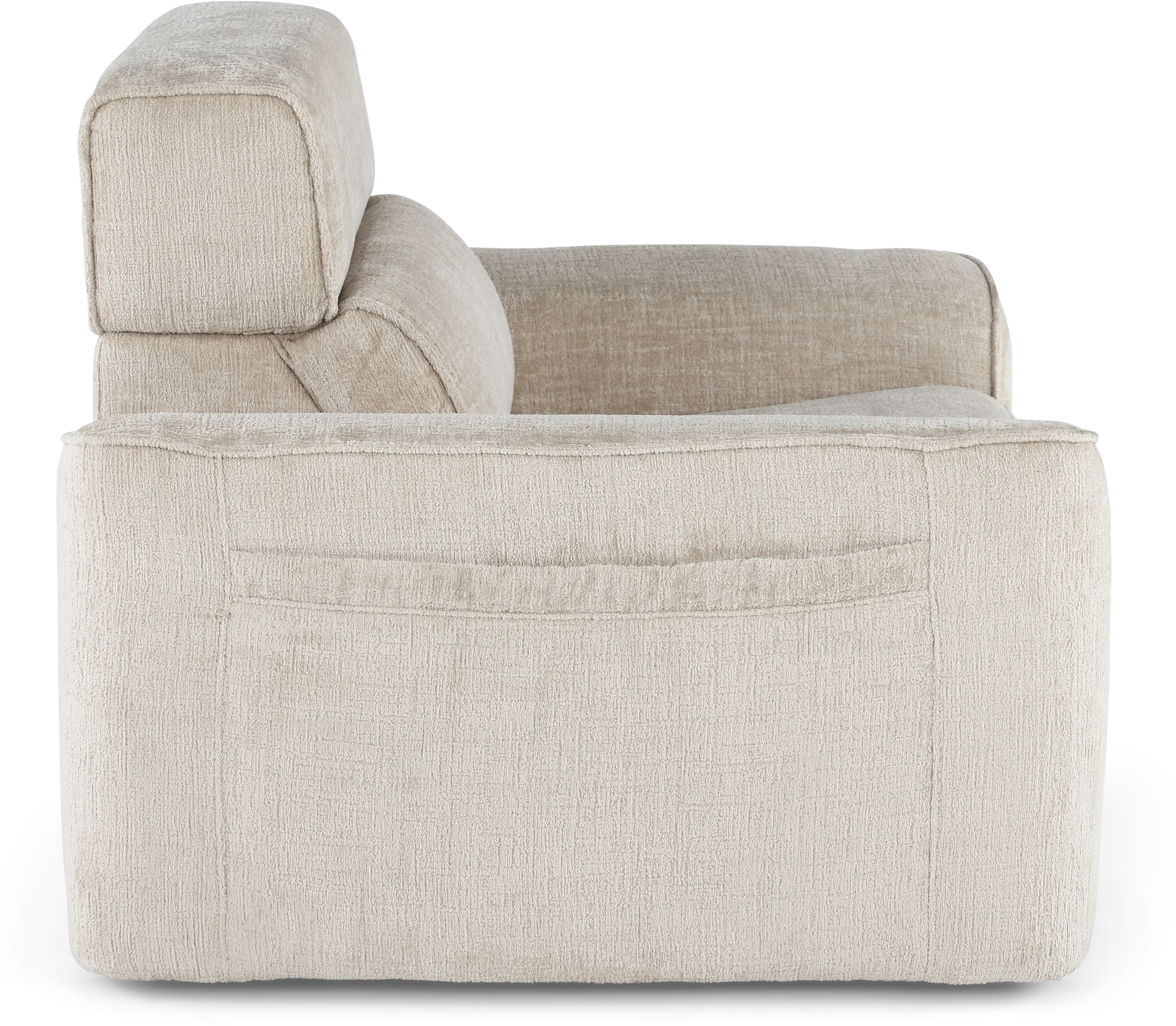 Alora Fossil White Power Recliner-6
