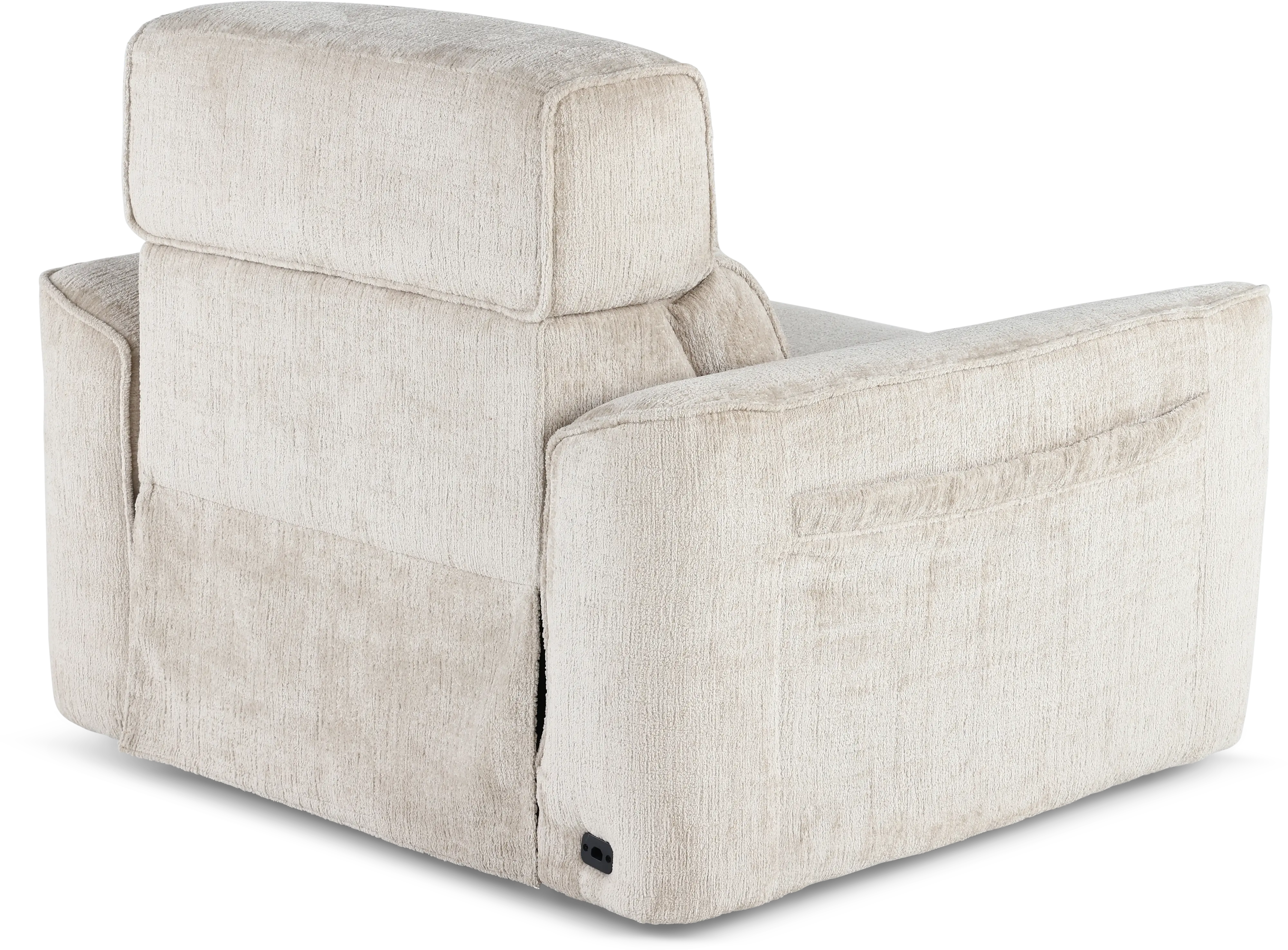 Alora Fossil White Power Recliner-7