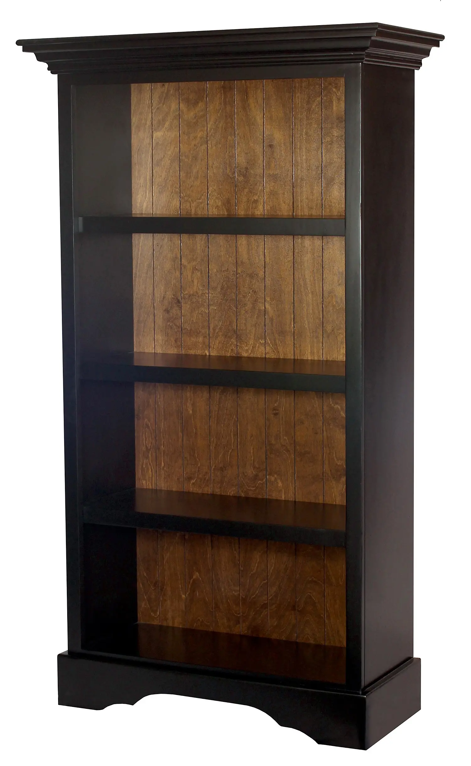 Eton 63  Black Oak Bookcase-1