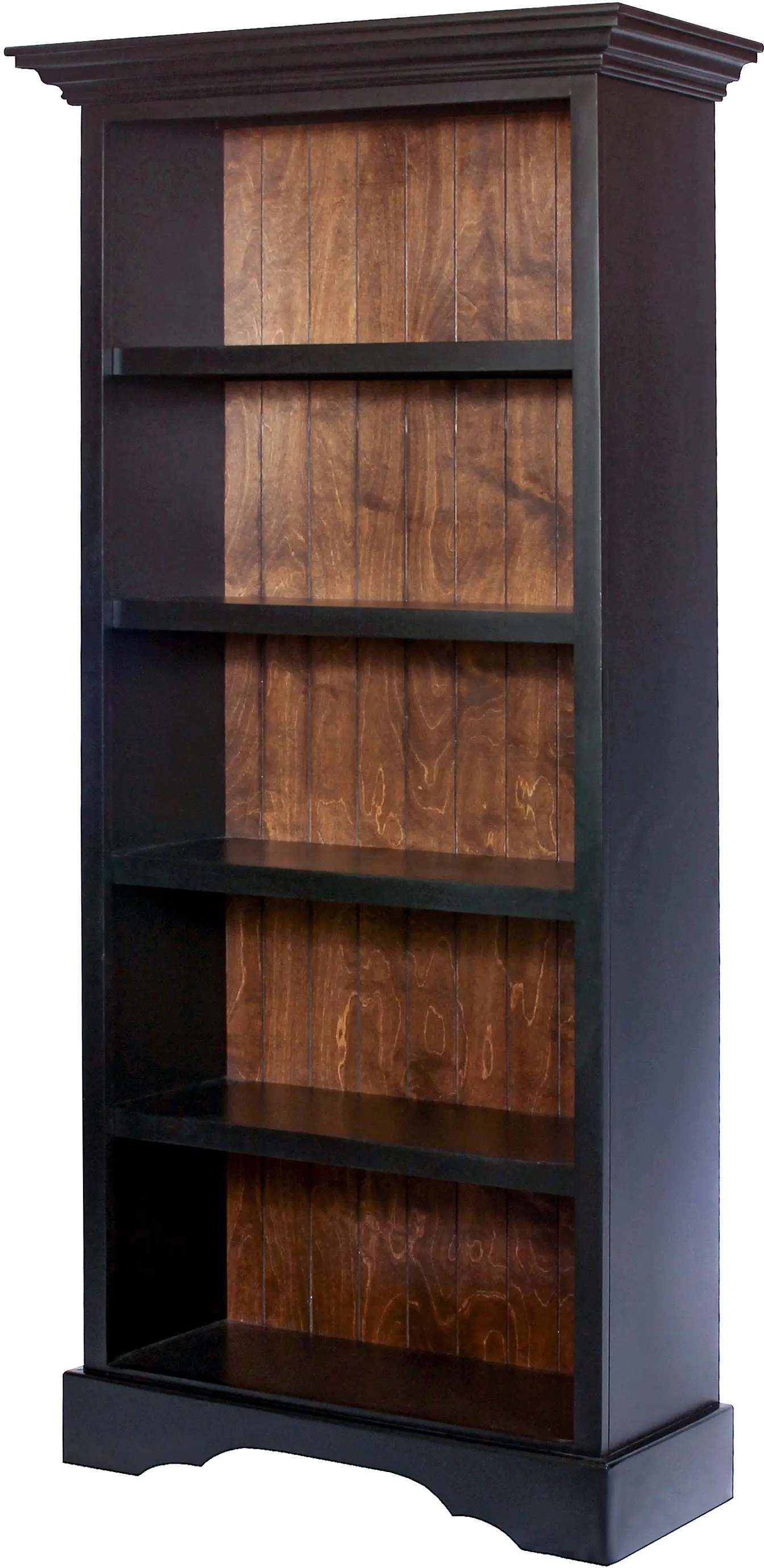 Eton 75   Black and Brown Bookcase-1