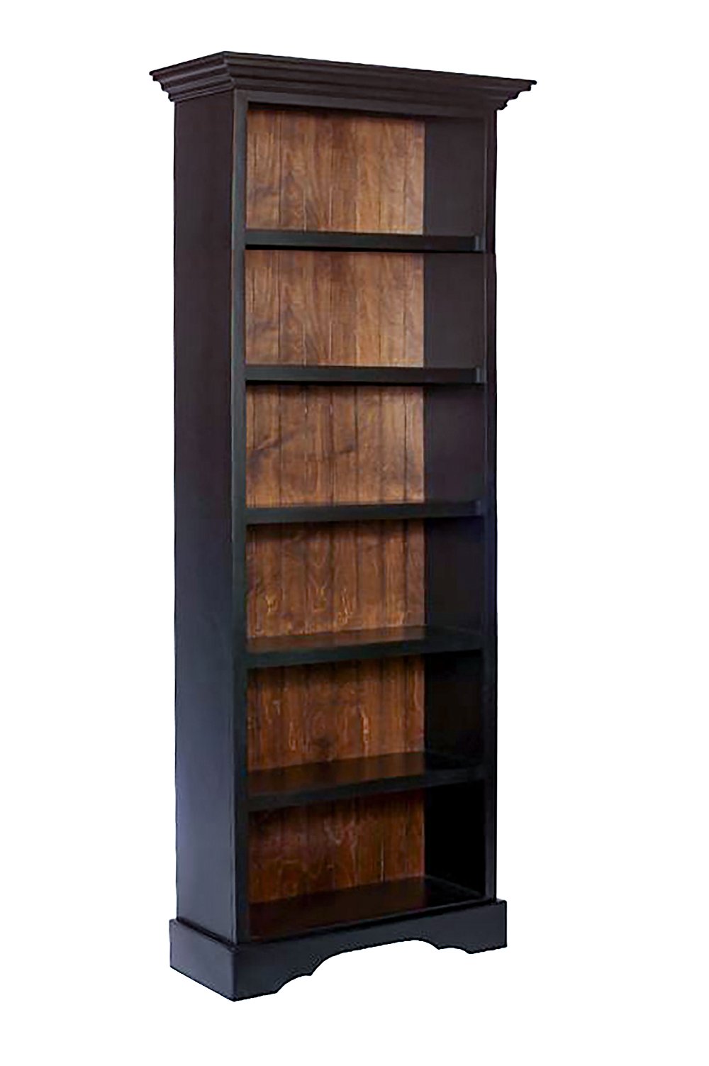 Eton 90" Black Oak Bookcase