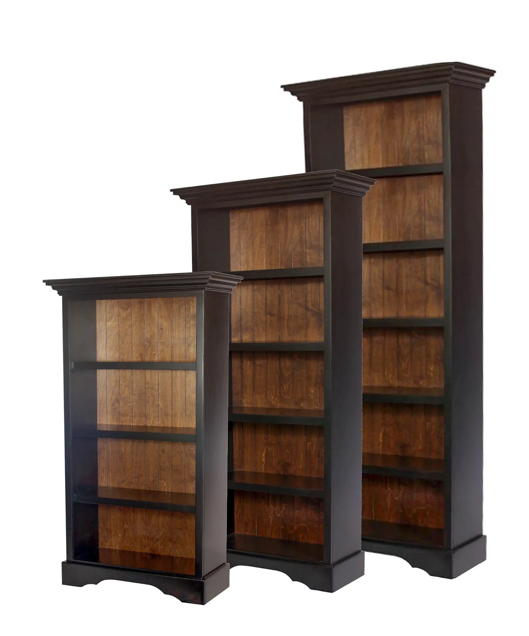 Eton 90  Black Oak Bookcase-2