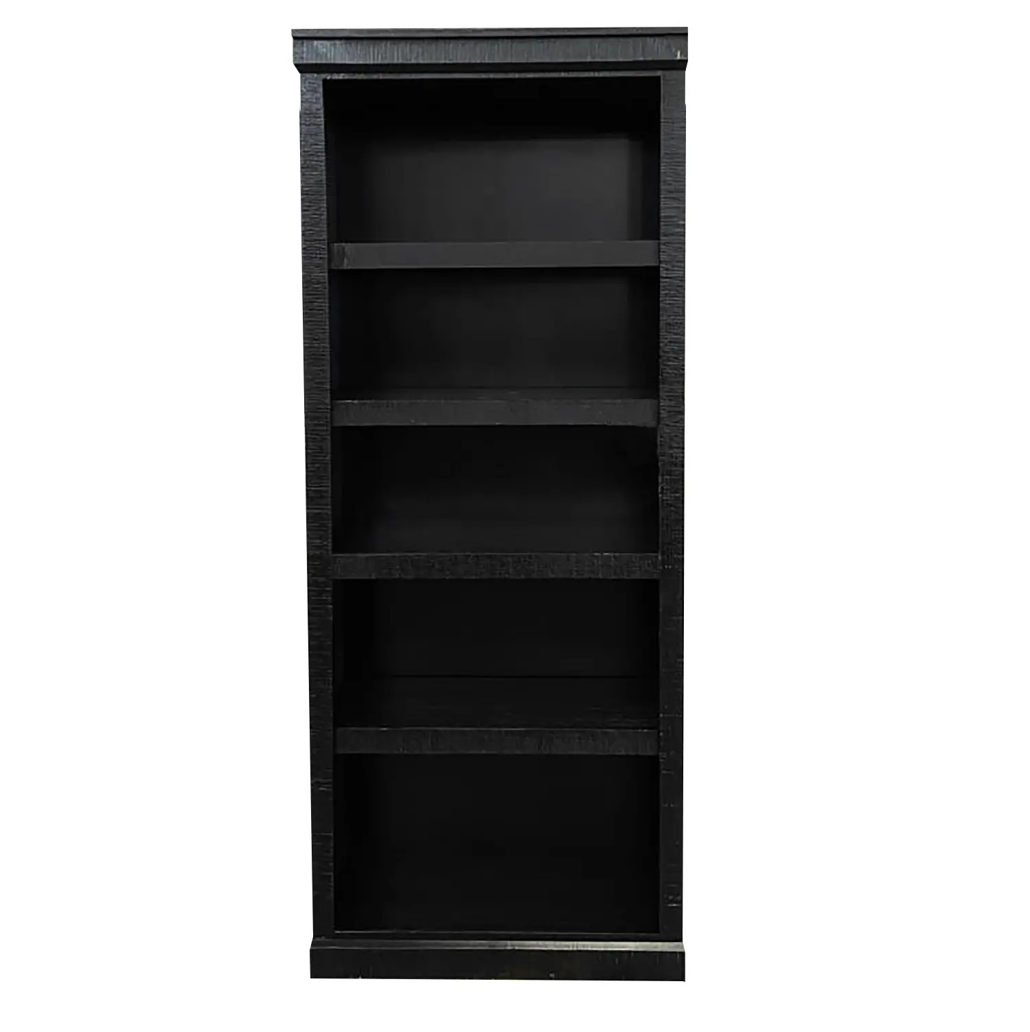 Delta 72  Black Bookcase-1