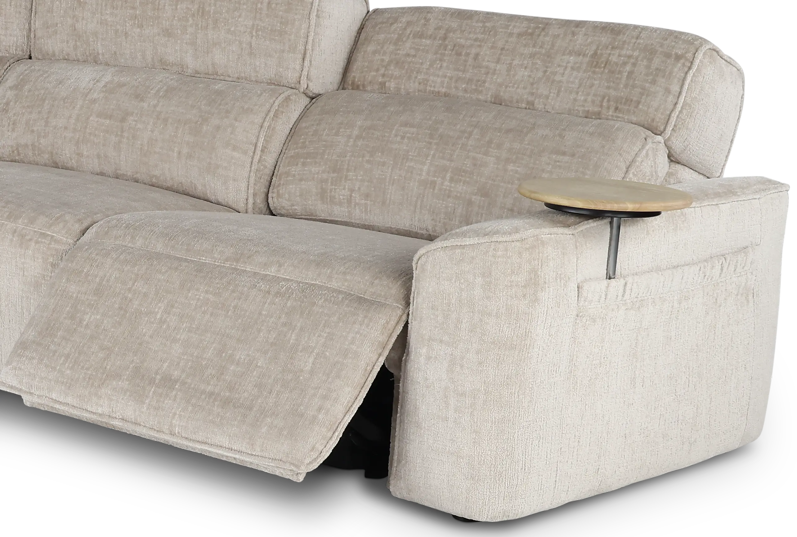 Alora Fossil White 6-Piece Power Reclining Sectional-5