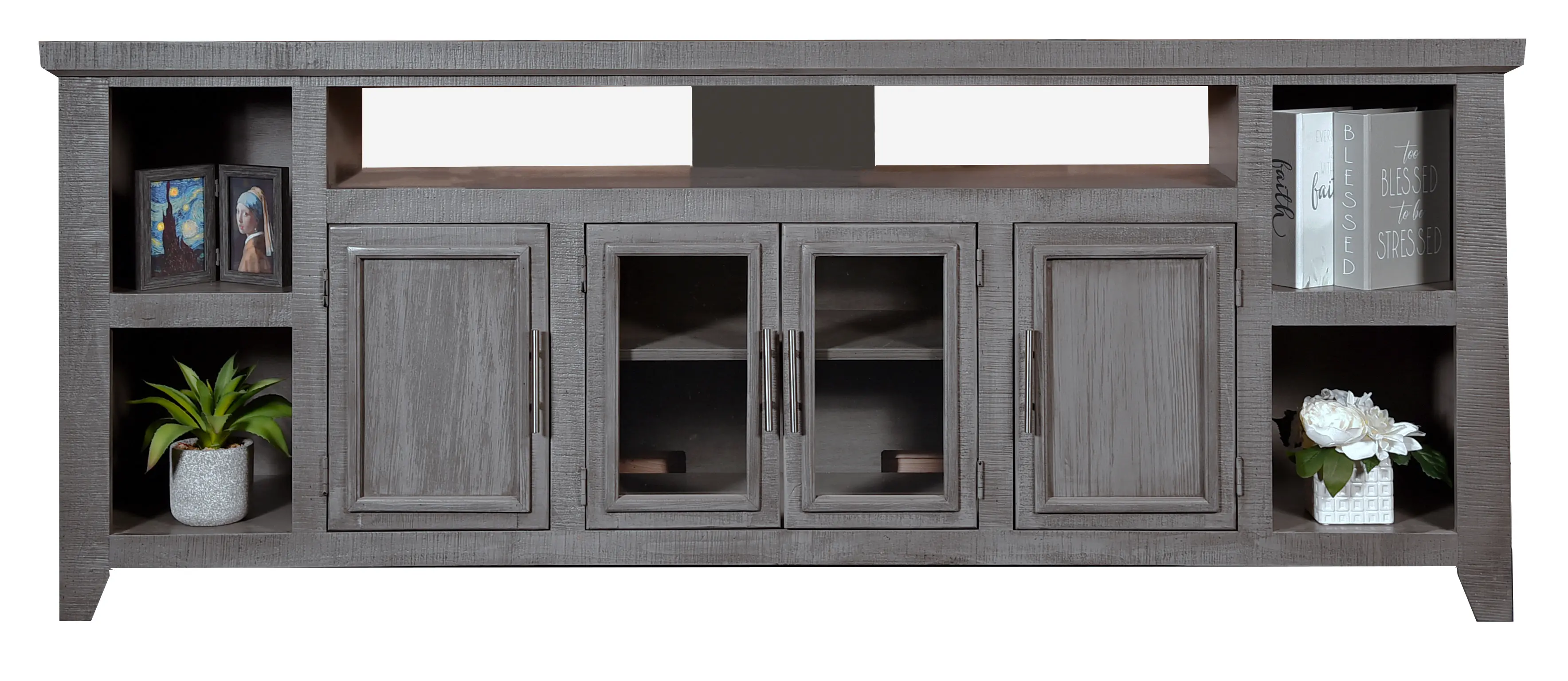Heath Gray 85  TV Stand-2