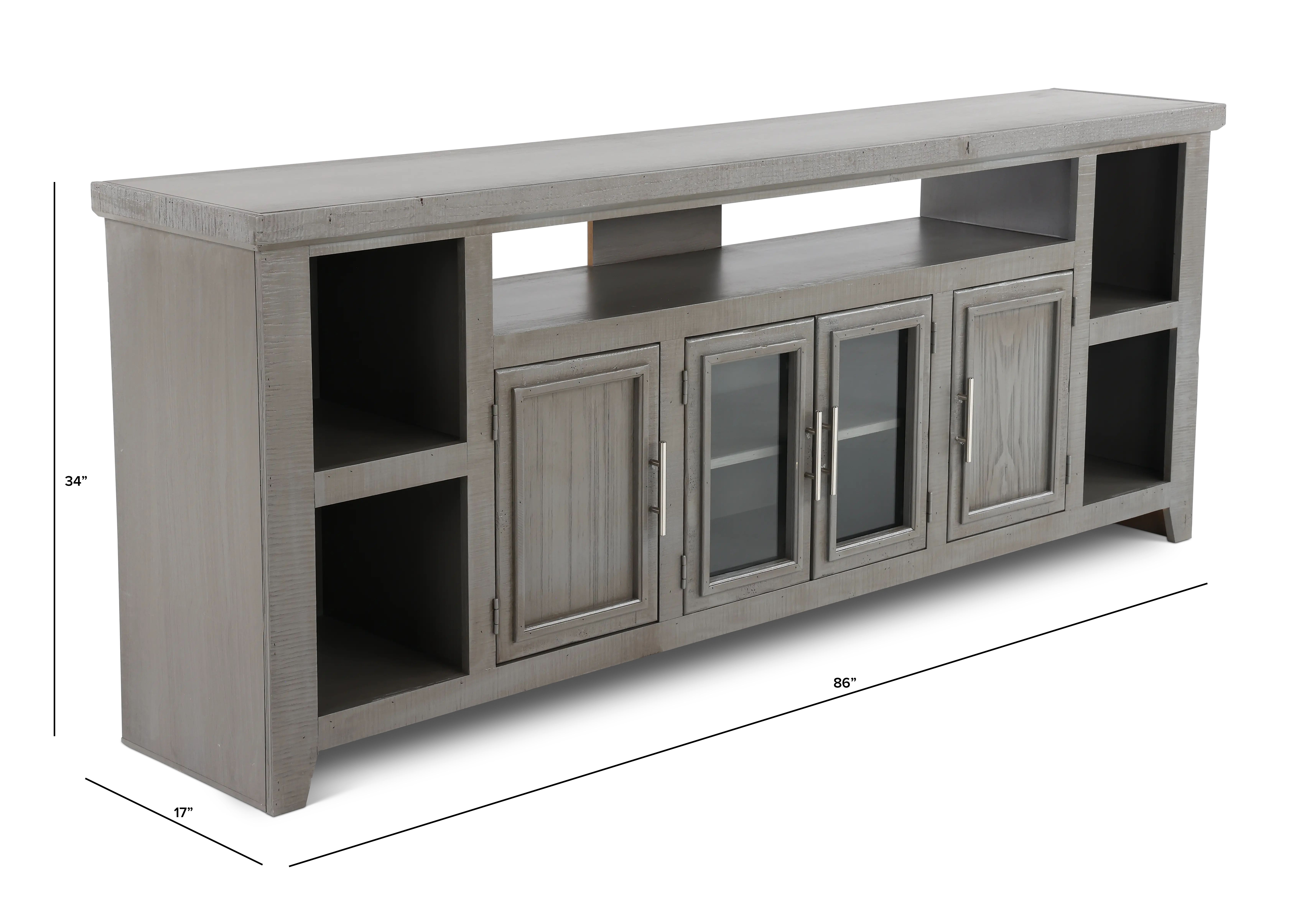 Heath Gray 85  TV Stand-3