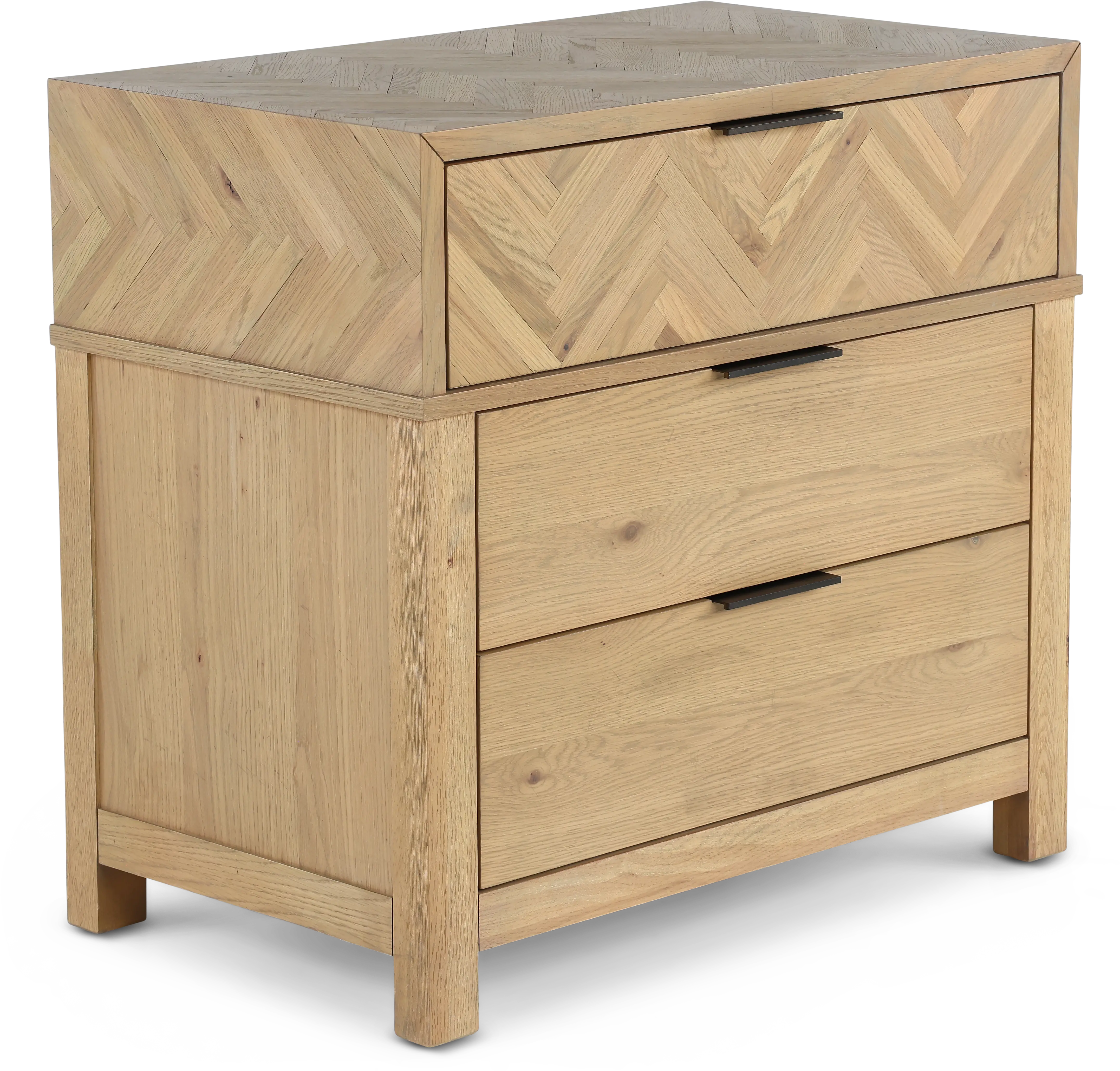 Geneva Oak Nightstand-5