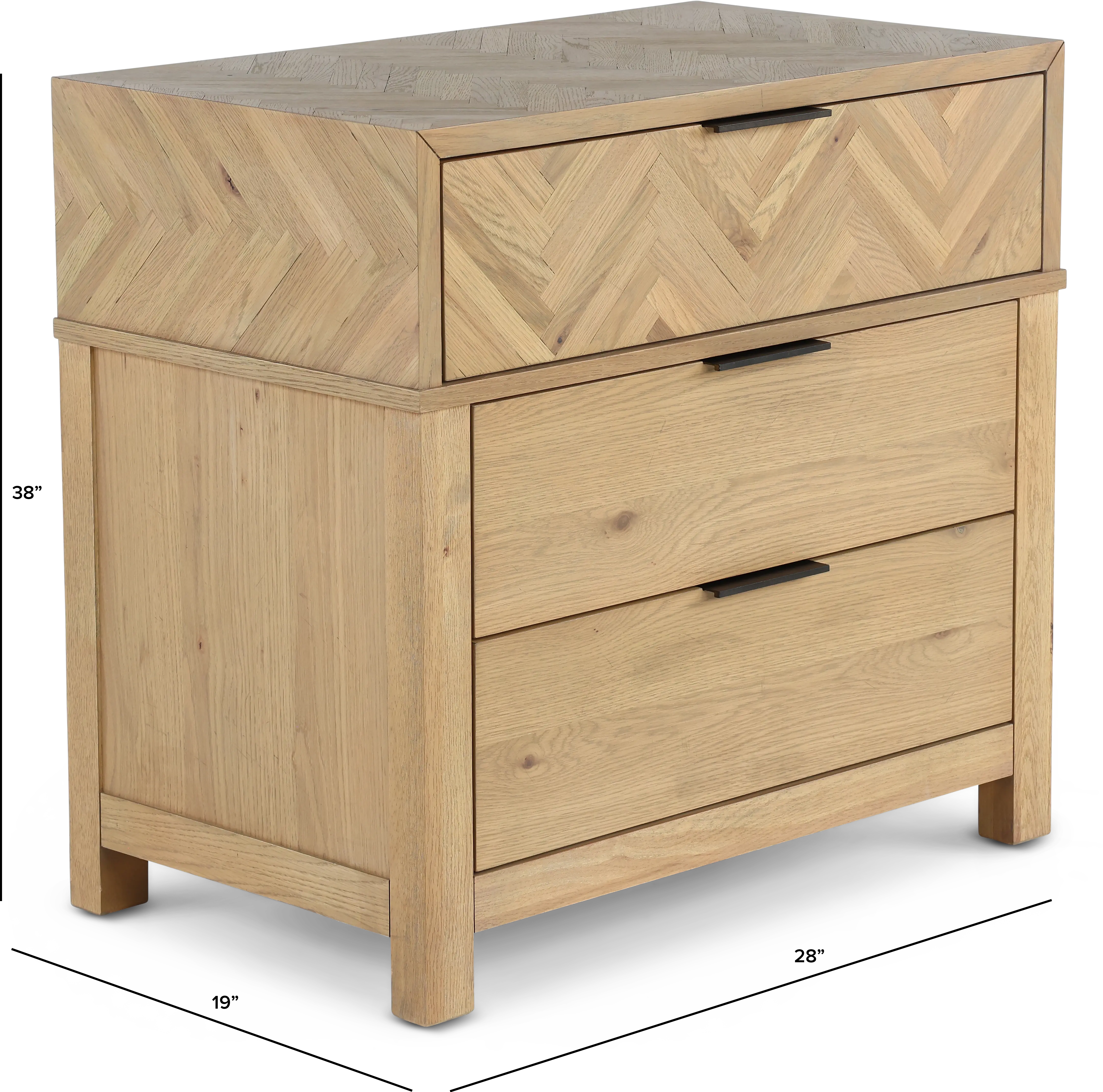Geneva Oak Nightstand-3