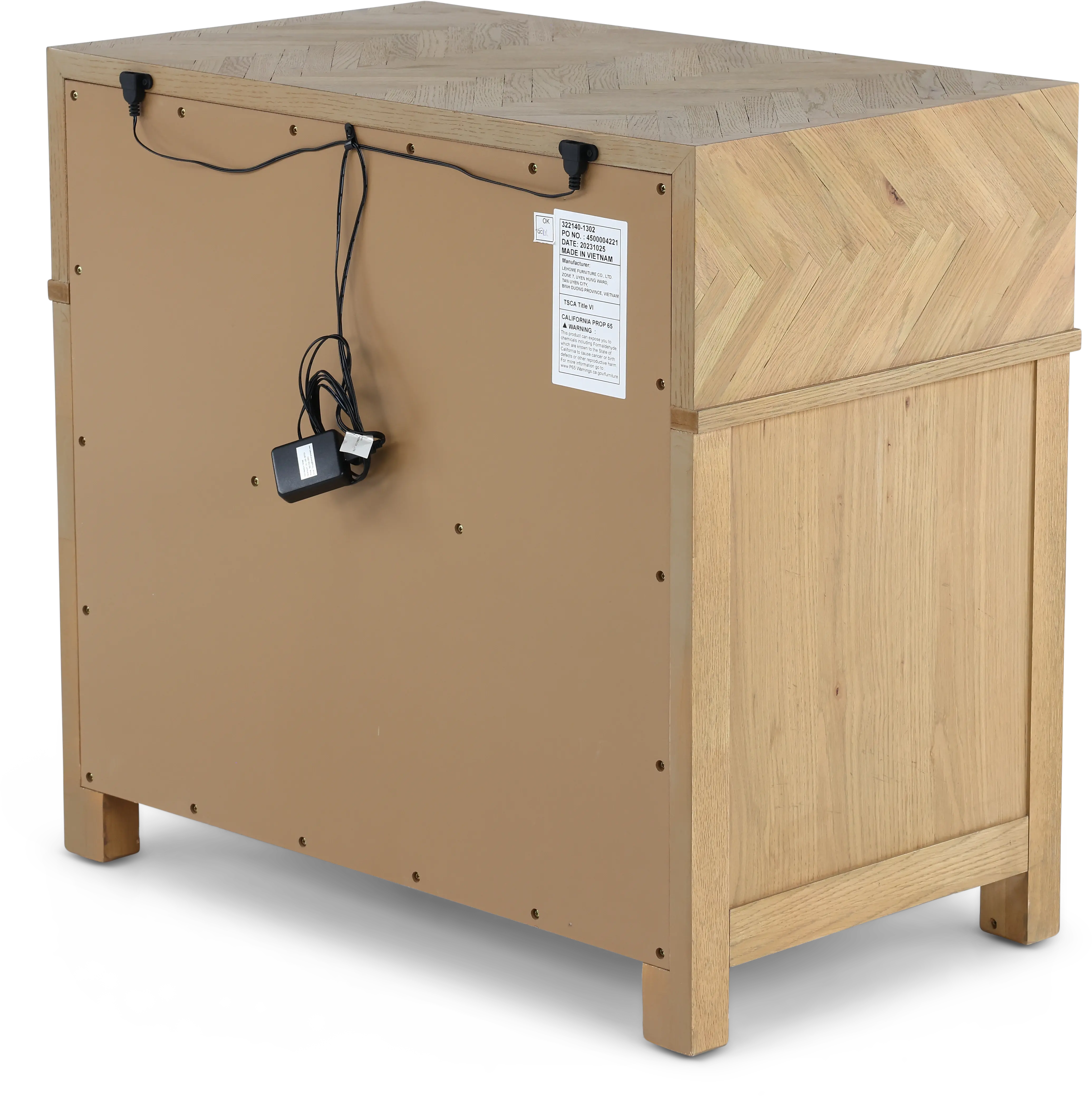 Geneva Oak Nightstand-7