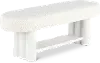 Geneva White Bed Bench