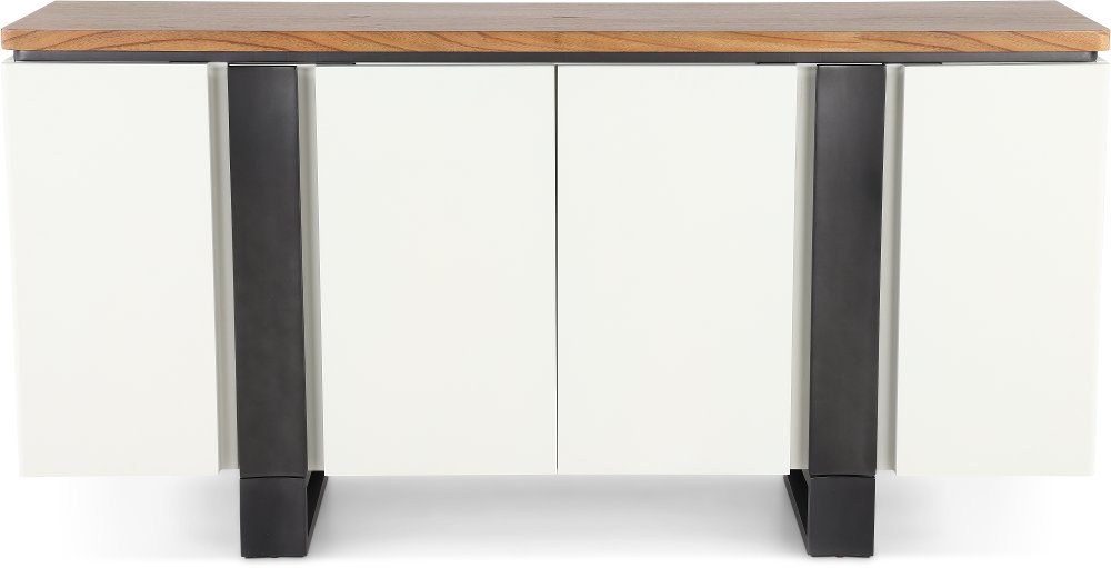 Portico White and Oak Dining Credenza
