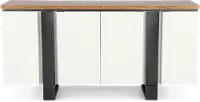 Portico White and Oak Dining Credenza